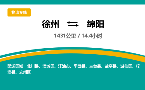 徐州到绵阳物流公司-徐州到绵阳专线物流