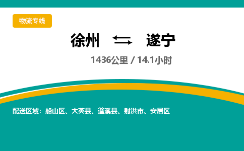徐州到遂宁物流公司-徐州到遂宁专线物流