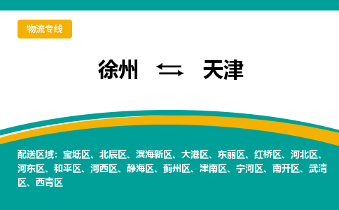 徐州到天津物流公司-徐州到天津专线物流